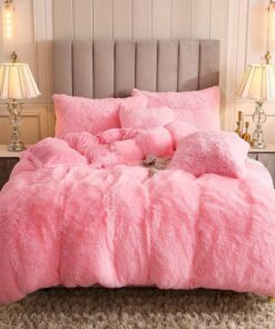 Fluffy Ultra Soft Velvet Duvet Cover Set