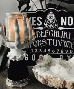 Halloween Resin Witch Hand Candle Holder