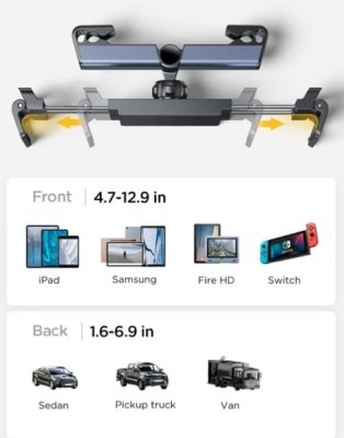 Headrest Tablet Mount