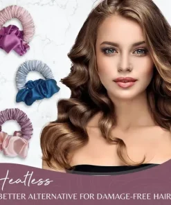 Heatless Hair Curling Roller Scrunchie Kit