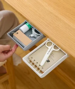 Hidden Self-Adhesive Under Desk Drawer