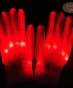 Halloween LED Light Up Skeleton Hand Gloves