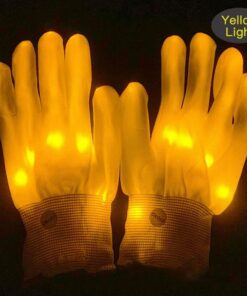 Halloween LED Light Up Skeleton Hand Gloves
