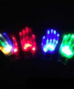 Halloween LED Light Up Skeleton Hand Gloves