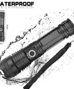 LED Rechargeable Tactical Laser Flashlight 90000 High Lumens