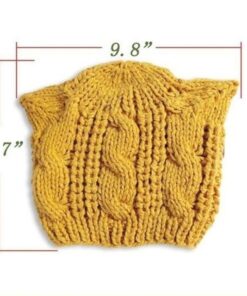 3D Knitted Cat Ear Beanie Cap