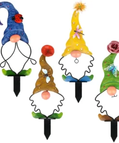Metal Gnome Yard Sign