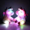 Multicolored Light Up Unicorn Plush Toy
