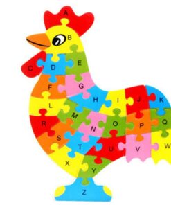 Baby Wooden Alphabet Animal Puzzle