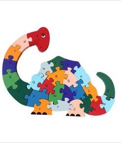 Baby Wooden Alphabet Animal Puzzle