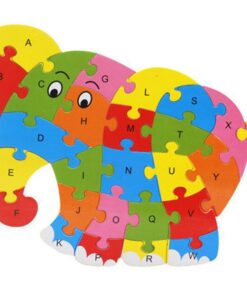 Baby Wooden Alphabet Animal Puzzle