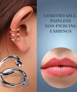 Non-Piercing Septum Earrings Hoop