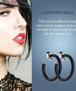 Non-Piercing Septum Earrings Hoop
