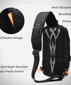 USB Anti Theft Sling Backpack