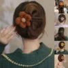 Plush Flower Clip