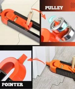 Profile Scribing Ruler Contour Gauge with Lock