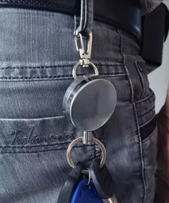Retractable Keychain with Belt Clip