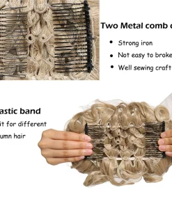 Save Your Messy Hair-Curly Hairpin Bun