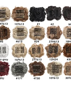 Save Your Messy Hair-Curly Hairpin Bun