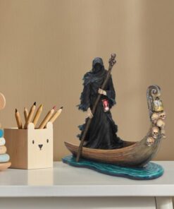 Scary Man Boat Resin Figurine Home Decor