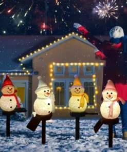 Solar Snowman LED