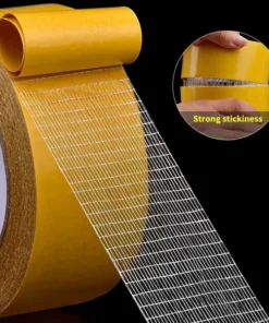 Strong Adhesive Double-sided Fiberglass Mesh Tape