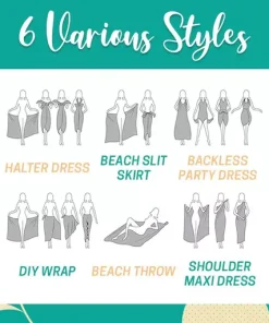 Summer Cover Up Towel Dress