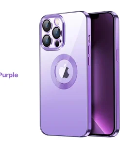 Transparent Electroplated iPhone Case With Camera Protector