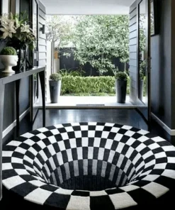 Vortex Illusion 3D Rug