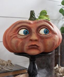 Expressive Pumpkin Faces Halloween Decoration