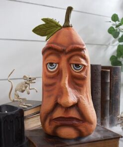 Expressive Pumpkin Faces Halloween Decoration