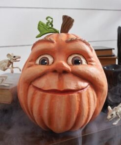 Expressive Pumpkin Faces Halloween Decoration