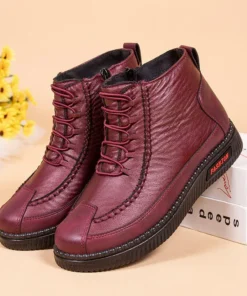 Winter Fleece Thickened Warm Non-Slip Cotton Boots