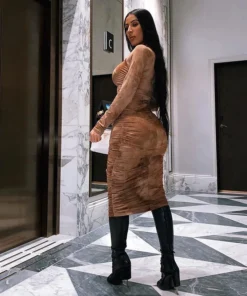 Long Sleeve Bandage Dress