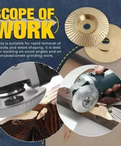 Wood Angle Shaping Wheel