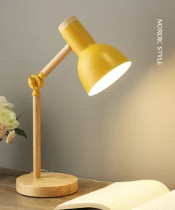 Wooden Folding Table Lamp 3D Night Light