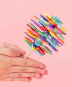 Wooden Lollipop Stress Relief Toy