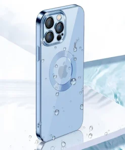 Transparent Electroplated iPhone Case With Camera Protector