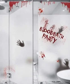 Bat Spider Door Stickers