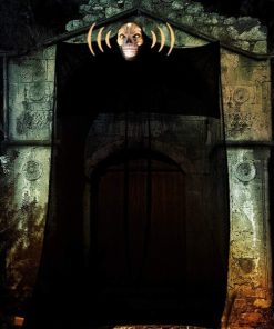 Ghost Skull Hangable Halloween Decoration