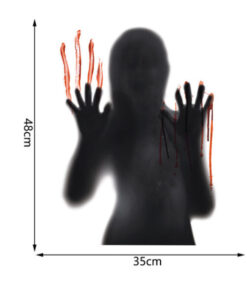 Scary Ghost Halloween Window Sticker