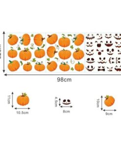 Scary Ghost Halloween Window Sticker