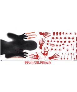 Scary Ghost Halloween Window Sticker