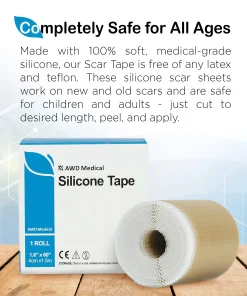 Medical Soft Silicone Gel Tape For Scar Removal