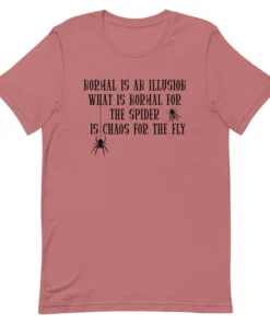 What's Normal For The Spider Is Chaos For The Fly