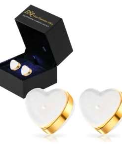 18K Titan Platinum Alloy Lymphvitic Earring Backs