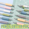 Cartoon Pattern Student Utility Knife Pen（6 Pcs)