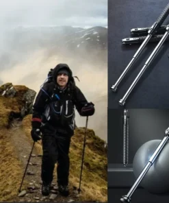 Enhanced Automatic Retractable Self Defense Hiking Stick