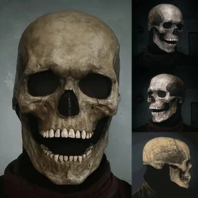 Full Head Skull Ghost Mask