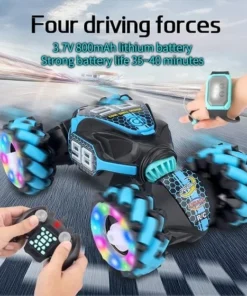 Gesture Sensing RC Stunt Car With Light